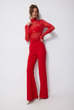 Блуза LYUSHe 4258 красный  фото 2