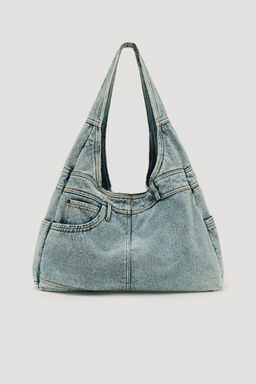 MAXI BOLSO DENIM LIMITED EDITION / Azul Denim - Zara фото 3