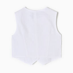 Жилет женский MIST Linen, размер 44, белый