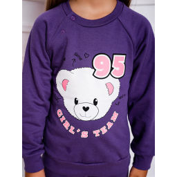 Костюм футер 2х нитка начёс 8027310802 8027310802 купить оптом по цене 666 ?| Фабрика детской одежды Юлла - Youlala фото 8