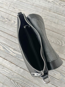 Женская кожаная сумка через плечо 8722-9 Блек - Sergio valentini фото 5