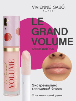 Vivienne Sabo Блеск для губ Le grand volume тон 03 нежно розовый