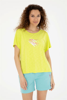 U. S. Polo Assn / Женская фисташково-зеленая футболка - U.s. polo assn фото 3