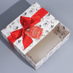 Цена за 2 шт. Подарочная коробка складная «Новогодняя почта», 25×18×10 см