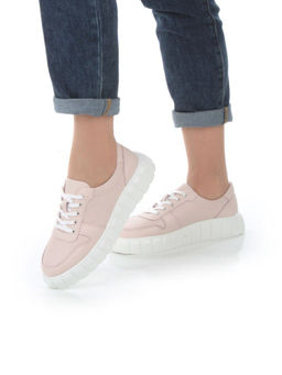 05-PDA97-2 PINK Кроссовки женские (натуральная кожа) - Фабричный китай фото 2