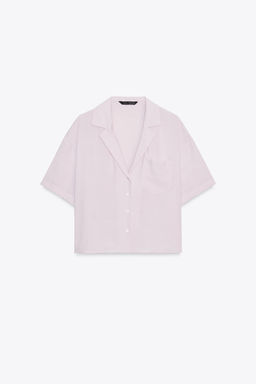 FLOWING SHIRT WITH POCKET - Zara фото 30