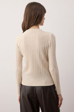 Siyah-Ekru*001 Bisiklet Yaka 2li Triko Kazak TWOAW26KZ00187 - Trendyolmilla фото 16