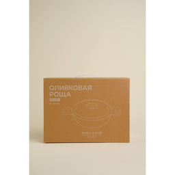 Кастрюля-жаровня SL Home, d=24 см, h=6.5 см, с крышкой, антипригарное покрытие, индукция, алюминий, чёрная