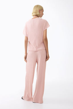 Pantal?n efecto arrugado con cord?n de ajuste - H&m фото 6