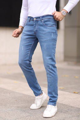 TRENDYOL MAN Antrasit Skinny T?rnakl? Jeans Kot Pantolon TMNAW25JE00013