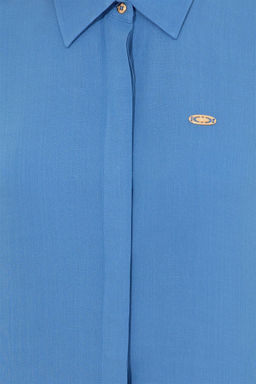 Женское синее тканое платье - U.s. polo assn фото 10