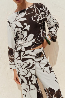 FLORAL PRINTED TOP - Zara фото 3