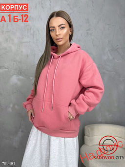 Худи с начесом для женщин оверсайз - Bruno фото 3