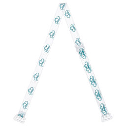 Бретели (пара) Gamma BR-1038 в пакете 10 мм 10 пар СК/Распродажа голубой