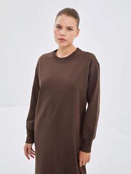 Bisiklet Yaka Kad?n Sweatshirt Elbise