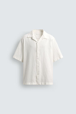 CAMISA JACQUARD CUADROS / Blanco - Zara фото 6