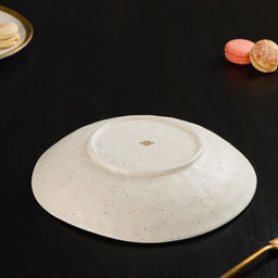 Блюдо фарфоровое сервировочное Magistro Poursephona, d=24 см, бежевый фото 4