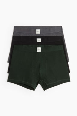 Pack de 3 calzoncillos trunk cortos con Lycra®