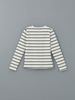 Bisiklet Yaka K?z ?ocuk Ti??rt