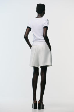 LACE SLEEVE T-SHIRT - Zara фото 4