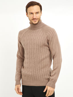 водолазка мужская с рукавом реглан и с косами - Glenfield фото 5