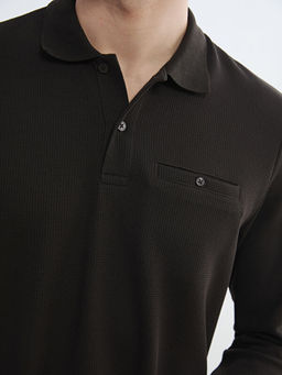 Polo Yaka Erkek Sweatshirt