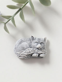 Магнит "Лисенок лежит" (барельеф), 2,4см