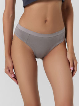 Цена за 2 штуки! Трусы женские слипы мультипак (3 шт.) в сером цвете - Mark formelle фото 2