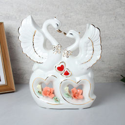 Статуэтка Лебеди 19х6х23 см / W3207 /уп 24/ - ГалеонТрейд фото 2