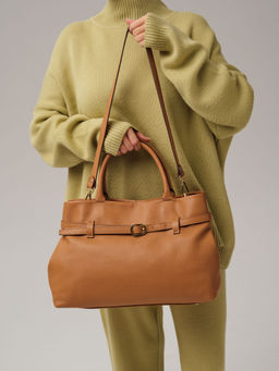 Сумка Deboro 31149 коричневый лист