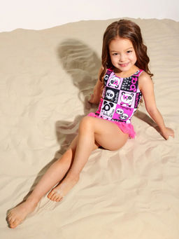 12422444 Купальник трикотажный для девочек - Playtoday фото 3