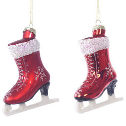 Украшение новогоднее "Коньки", L8,5 W3,5 H11 см, 2в.