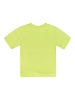 Комплект детский салатовый мишка с ромашками 706п (92, 56)