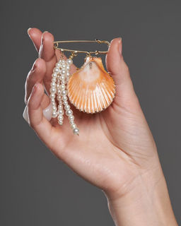 Брошь из натуральной ракушки - Sahar art lab фото 7