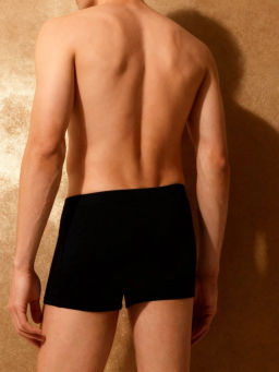 ATLANTIC 3BMH-007 Трусы шорты Basic - набор 3 шт. черный