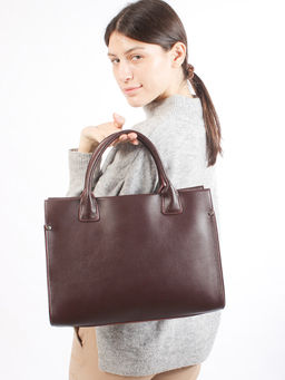 LACCOMA сумка НИ8322-бордовый натуральная кожа