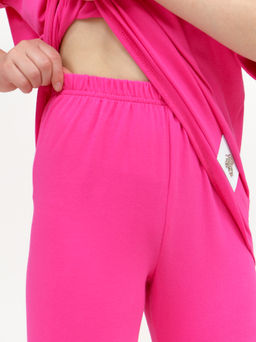 949Д Костюм с леггинсами "Фуксия"