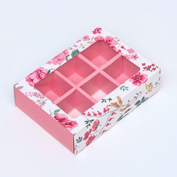 Цена за 5 шт. Коробка для 6 конфет «Тебе с любовью» 13.7×9.8×3.11. Кондитерская упаковка