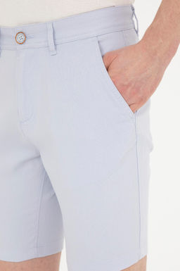 Мужские голубые тканые шорты - U.s. polo assn фото 6