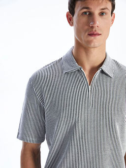 Polo Yaka ?izgili Erkek Ti??rt