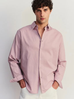 Рубашка с добавлением льна ZR2605043013-97 / Zarina