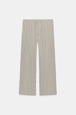 PANTAL?N RECTO RAYAS ZW COLLECTION / Gris