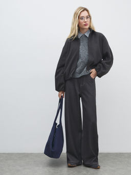 Женские широкие джинсы MAISON DAVID