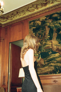 SPARKLY BANDEAU DRESS - Zara фото 4