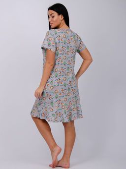 Халат Гаечка 3, трикотаж - Малина фото 6