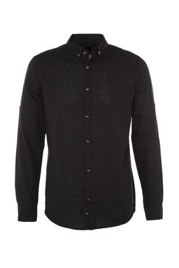 TRENDYOL MAN Koyu Yesil Dugmeli Yaka Apoletli Slim Fit Uzun Kol %100 Pamuklu Keten Gorunumlu Gomlek TMNSS20GO0189 - Trendyolmilla фото 10