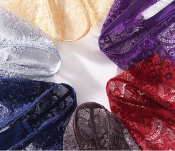 Кружевные трусики-стринги A31657195 - Tadmico фото 14