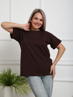 Футболка Хлопок 95%, лайкра 5% Классика аква - Ивассорти фото 64