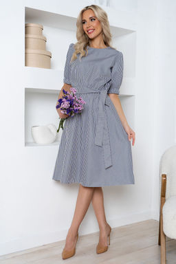 Платье Open-Style 6247 из хлопка съемный пояс