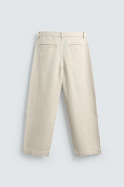 PANTAL?N CHINO RAYA DIPLOM?TICA RELAXED FIT / Crudo - Zara фото 8